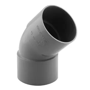 Coude pvc femelle femelle Fitt 45° ø50 mm