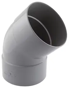 Coude 45° femelle femelle ø125 mm Fitt