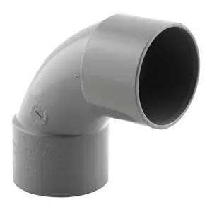Coude pvc femelle femelle Fitt 87° ø32 mm