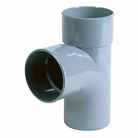 Culotte simple 87°30 mâle femelle ø80 mm Fitt
