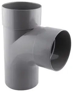 Té pied de biche PVC - 87 ° M/F Ø 125 mm