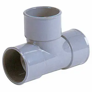 Té pied de biche PVC F/F 87 ° F Ø 40 mm