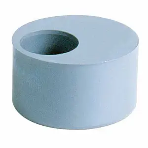 Tampon de réduction PVC Ø 100 mm L. 50 mm pour l'évacuation gravitaire des eaux usées et pluviales