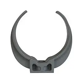 Colliers de fixation 5 pièces Lyre coloris gris Fitt Ø 32 mm