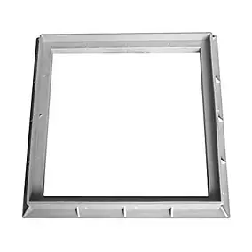 Cadre pour grille de sol gris 200 x 200 mm Fitt