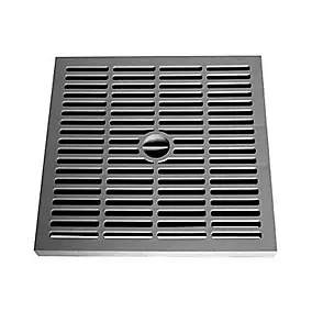 Grille de sol grise 200 x 200 mm Fitt