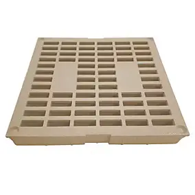 Grille légère pour regard sable 400 x 400 Fitt