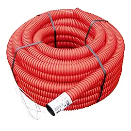 Gaine pour réseaux enterrés rouge Ø 40 mm x 15 m Fitt