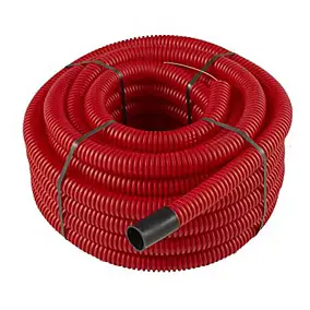Gaine pour réseaux enterrés rouge Ø 40 mm x 25 m Fitt