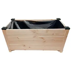Jardinière Douglas Premium rectangulaire 50X80X48CM Mon petit Potager