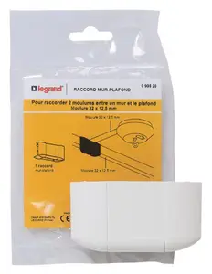 Te de dérivation blanc mur/plafond 32 x 12.5mm