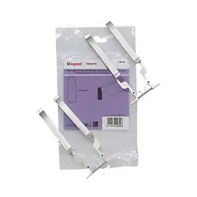 Embouts pour plinthe CELIANE Déco titane 82 x 12,5 mm Legrand