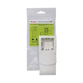 Cadre 1 poste appareillage saillie pour plinthe 80 x 20 mm Legrand