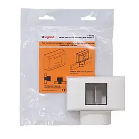 Cadre 1 poste Mosaic pour moulures et plinthes DLPlus Legrand
