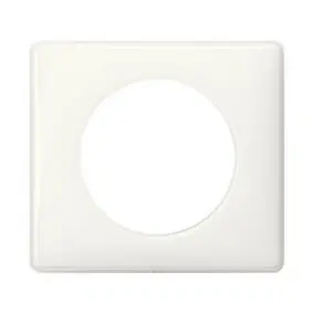 Plaque de finition 1 poste Legrand Céliane 0 988 40 coloris blanc l.90 x P.9 x H.82 mm