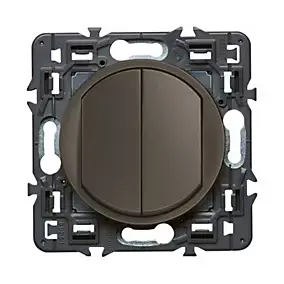 Mécanisme double poussoir Legrand Céliane graphite