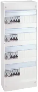 Coffret monté câblé T6 4 rangées 52 modules
