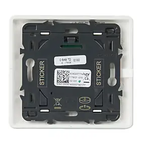Commande générale sans fil Départ/Arrivée pour installation connectée Céliane with Netatmo blanc