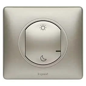 Commande sans fil Lever/Coucher pour installation connectée Céliane with Netatmo titane