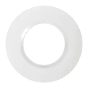 Plaque de finition simple Legrand Dooxie Blanc rond