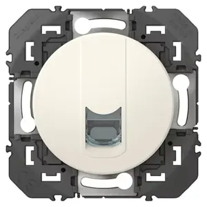 Prise Ethernet RJ45 catégorie 6 "Dooxie" blanc