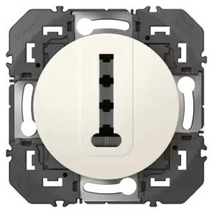 Prise téléphone en "T" "Dooxie" blanc