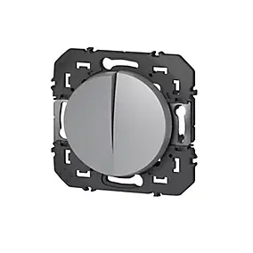 Va-et-vient et Poussoir Legrand Dooxie aluminium