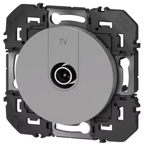 Prise TV mâle étoile blindée "Dooxie" aluminium