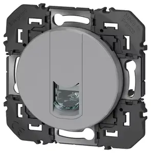 Prise Ethernet RJ45 catégorie 6 "Dooxie" aluminuim