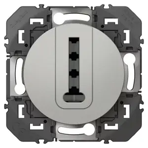Prise téléphone en T "Dooxie" aluminium