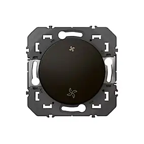 Commande pour VMC Legrand Dooxie noir 10A borne automatique