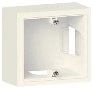 Cadre saillie 1 poste "Dooxie" blanc