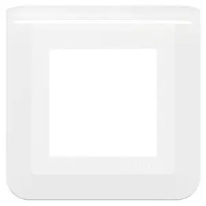 Plaque 2 modules "Mosaic" blanc