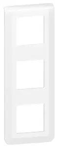 Plaque 3 x 2 modules vertical "Mosaic" blanc