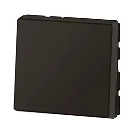 Interrupteur lumineux double Legrand Mosaïc noir
