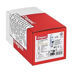 Disjoncteur DNX³ 20A, 1P+N (lot de 10) Legrand