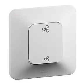 Commande pour VMC Neptune 10A blanc, bornes automatiques, Legrand