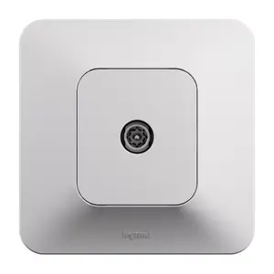 Prise TV encastrable blanc NEPTUNE 9,52 mm NF IP20