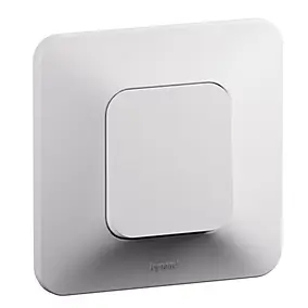 Interrupteur ou va-et-vient Neptune 10A blanc, bornes automatiques, Legrand