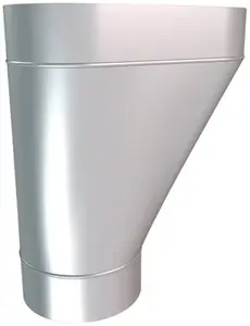Cuvette de branchement en zinc Ø 100 mm