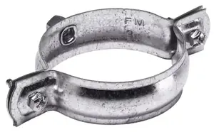 Collier en acier galvanisé Ø 80 mm Diam. 80 mm. Fixe le tuyau de descente