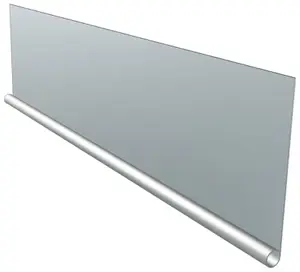 Doublis en zinc L. 2 m Long. 2 m. Ép. 0,65 mm
