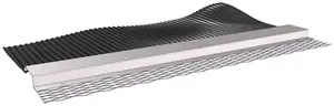 Solin bavette en zinc et plomb - L. 2 m Ép. 0,65 mm