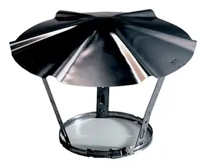 Chapeau en inox - Diamètre : 190/220 mm