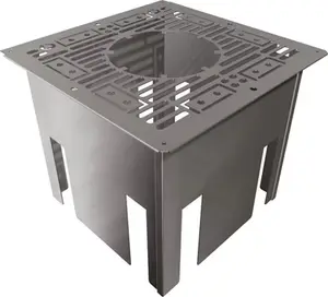 Plaque distance de sécurité en inox galvanisé Ø 150 mm