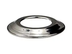 Rosace chromée pour conduit de fumée Poujoulat ø97 mm