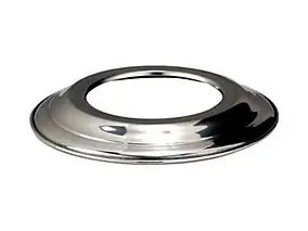 Rosace chromée pour conduit de fumée Poujoulat ø125 mm