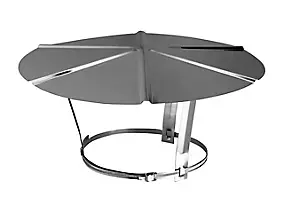 Chapeau réglable inox ø80 - 130 mm Poujoulat