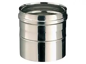 Adaptateur inox SOI Poujoulat ø130F - 130F