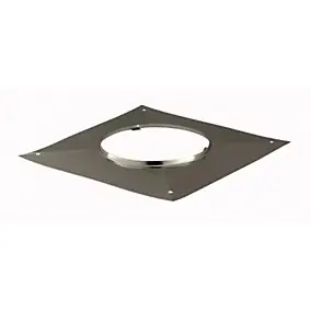Plaque d'étanchéité carrée pour ø100 mm Poujoulat
